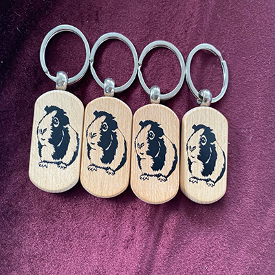 Schlüsselanhänger mit Meerschweinchen